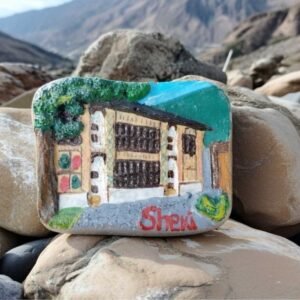 3d handcrafted ceramic relief magnet – the royal palace of sheki khans